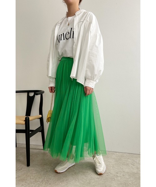 palm RICHE(ポームリシュ)の「AmeliaロゴロンT(Tシャツ/カットソー・レディース・ブラック/オフホワイト/チャコールグレー・M)」の9枚目の写真