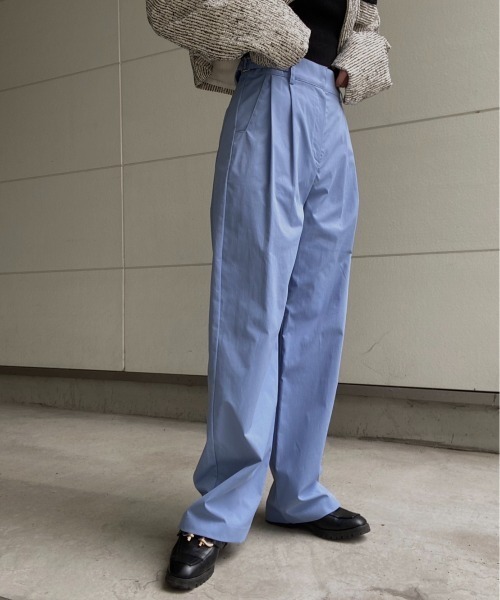 AMAIL（アマイル）の「Side belt milk pants（スラックス）」 - WEAR