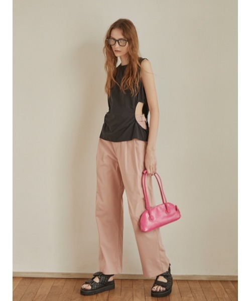 AMAIL（アマイル）の「Side belt milk pants（スラックス）」 - WEAR
