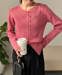 CAPRICIEUX LE'MAGE | セッパボタン2WAYリブカーディガン(カーディガン/ボレロ)