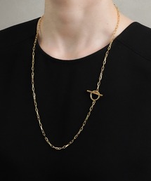 ISOLATION | 【ISOLATION / アイソレーション】Silver925 Cut Chain Long Necklace (K18gp) / カットチェーン マンテルネックレス ロング(ネックレス)