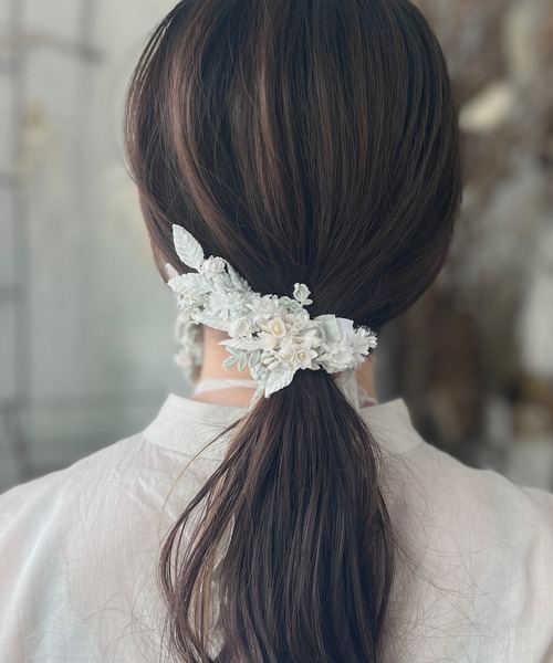 m.soeur エムスール バレッタ ヘアアクセサリー 真鍮