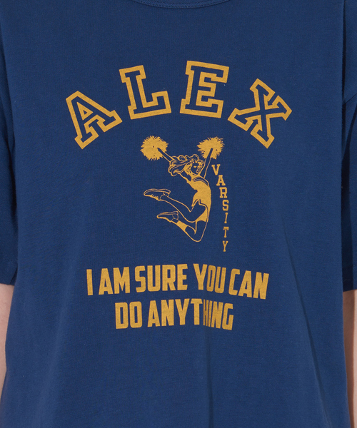 RUSSELL（ラッセル）の「【別注】RUSSELLプリントTシャツ（Tシャツ/カットソー・レディース・ブルー/グリーン/ホワイト/グレー・フリー）」の12枚目の写真