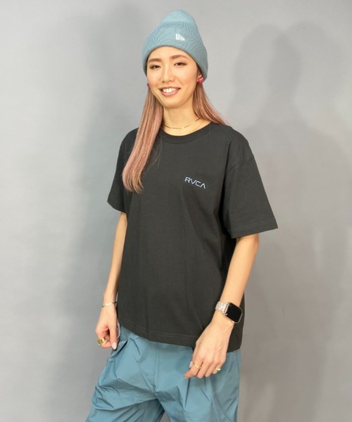 RVCA(ルーカ)の「【ムラサキスポーツ別注】RVCA/ルーカ ルーズシルエット/無地/バックプリントロゴTシャツ BD043-P21(Tシャツ/カットソー・レディース・ホワイト×ブラック/ブラック×ブラック/グレー・S/M/L)」の15枚目の写真