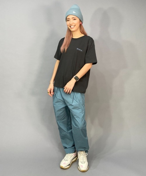 RVCA(ルーカ)の「【ムラサキスポーツ別注】RVCA/ルーカ ルーズシルエット/無地/バックプリントロゴTシャツ BD043-P21(Tシャツ/カットソー・レディース・ホワイト×ブラック/ブラック×ブラック/グレー・S/M/L)」の17枚目の写真