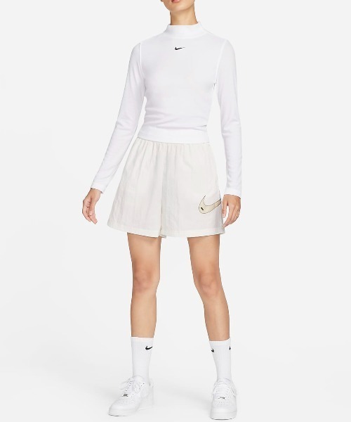 ナイキ NIKE ナイキ  NSW エッセンシャル リブ L/S モック トップ レディース ナイキ レディース 長袖 Tシャツ ウィメンズ NSW エッセンシャル