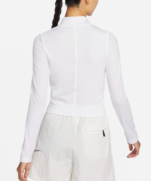 ナイキ NIKE ナイキ  NSW エッセンシャル リブ L/S モック トップ レディース ナイキ レディース 長袖 Tシャツ ウィメンズ NSW エッセンシャル