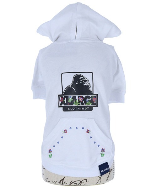 XLARGE(エクストララージ)の「XLARGE/フラワーオージーフーディー(ペットウェア・メンズ・ホワイト/ブラウン・3L/S/2L/XS/L/M)」の12枚目の写真
