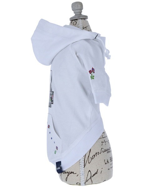 XLARGE(エクストララージ)の「XLARGE/フラワーオージーフーディー(ペットウェア・メンズ・ホワイト/ブラウン・3L/S/2L/XS/L/M)」の14枚目の写真