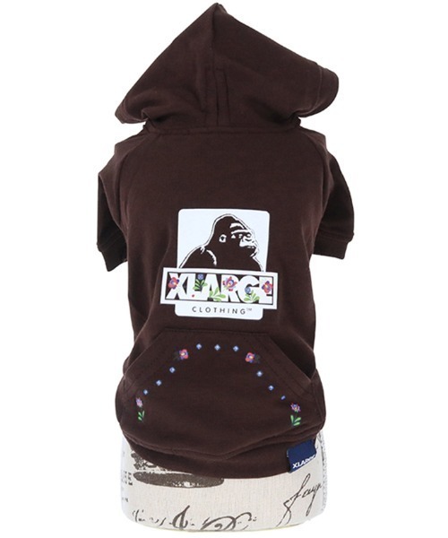 XLARGE(エクストララージ)の「XLARGE/フラワーオージーフーディー(ペットウェア・メンズ・ホワイト/ブラウン・3L/S/2L/XS/L/M)」の5枚目の写真