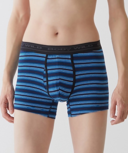 BODY WILD/ボディワイルド ボクサーパンツ 綿混素材 前あき