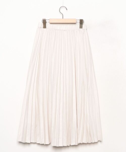 Simplicite（サンプリシテ）の「プリーツスカート（スカート・レディース・ベージュ・-）」の2枚目の写真