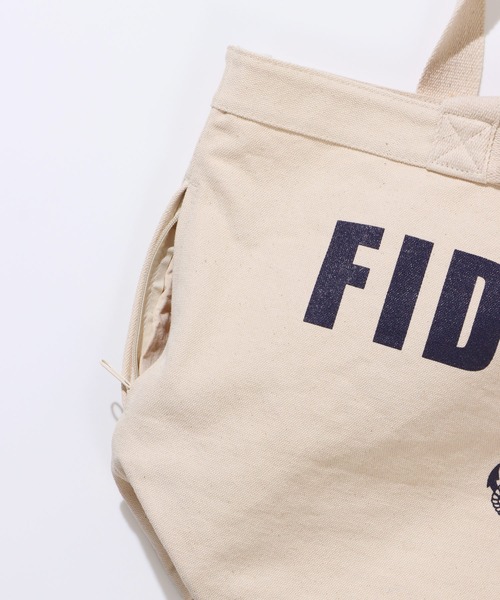 FIDELITY(フィデリティ)の「CANVAS TOTE - LARGE / キャンバストートバッグ(トートバッグ・メンズ・キナリ/ブラック・LARGE)」の11枚目の写真