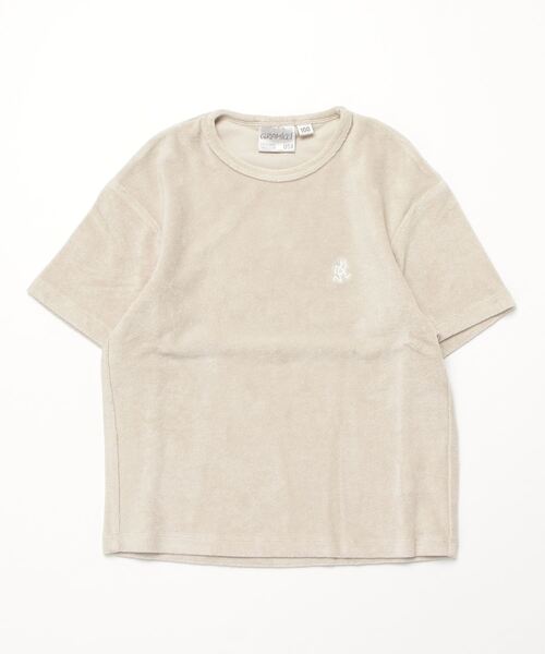 Gramicci（グラミチ）の「GRAMICCI/グラミチ　KIDS PILE CAMP TEE キャンプパイルキャンプティー　GKJK-21S204（Tシャツ/カットソー・キッズ・ベージュ/その他10/その他11/グレー・100/110/120/130）」の3枚目の写真