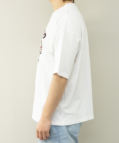 STYLEBLOCK(スタイルブロック)の「半袖プリントBIGTシャツ(Tシャツ/カットソー・メンズ・ホワイト/ネイビー/イエロー・M/L/LL)」の8枚目の写真