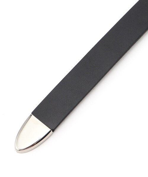 tk.TAKEO KIKUCHI(ティーケータケオキクチ)の「◆シンプルナローレザーベルト(ベルト・メンズ・ブラック系/ブラック系1/ブラック・00)」の8枚目の写真