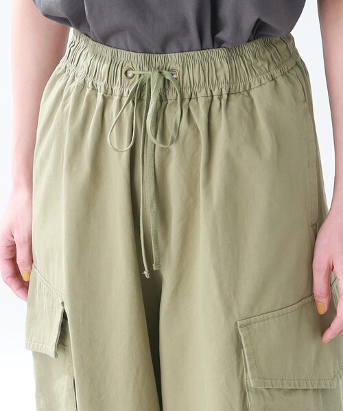 THE SHOP TK （ザ ショップ ティーケー ）の「◆【ヒルナンデス！で紹介】ドロストカーゴパンツ（その他パンツ・レディース・ホワイト系/カーキ・99）」の5枚目の写真