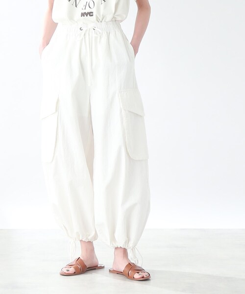 THE SHOP TK （ザ ショップ ティーケー ）の「◆【ヒルナンデス！で紹介】ドロストカーゴパンツ（その他パンツ・レディース・ホワイト系/カーキ・99）」の14枚目の写真