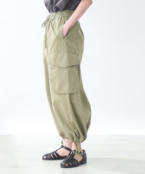 THE SHOP TK （ザ ショップ ティーケー ）の「◆【ヒルナンデス！で紹介】ドロストカーゴパンツ（その他パンツ・レディース・ホワイト系/カーキ・99）」の19枚目の写真