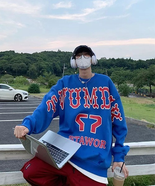 《WARAIJOGO》オーバーサイズドロップショルダースウェットトップス（スウェット）｜WARAIJOGO（ワライジョウゴ）