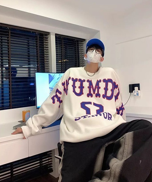 《WARAIJOGO》オーバーサイズドロップショルダースウェットトップス（スウェット）｜WARAIJOGO（ワライジョウゴ）