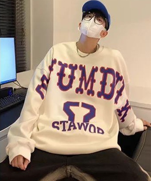 《WARAIJOGO》オーバーサイズドロップショルダースウェットトップス（スウェット）｜WARAIJOGO（ワライジョウゴ）