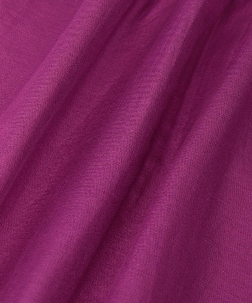 ROPE' PICNIC（ロペピクニック）の「【KIDS】リンクコーデ/INDIAフレア袖ブラウス（シャツ/ブラウス・キッズ・ブルー/ワイン・130/140/150/120）」の13枚目の写真