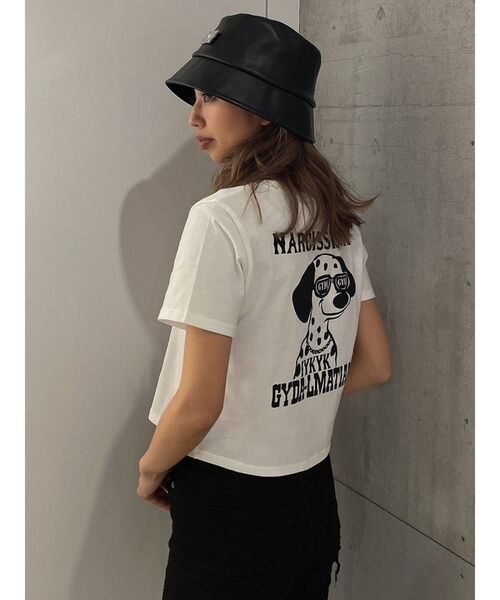 GYDA（ジェイダ）の「GYDA-LMATIANショートTシャツ（Tシャツ/カットソー・レディース・ブラック/ベージュ/オフホワイト・FREE）」の16枚目の写真