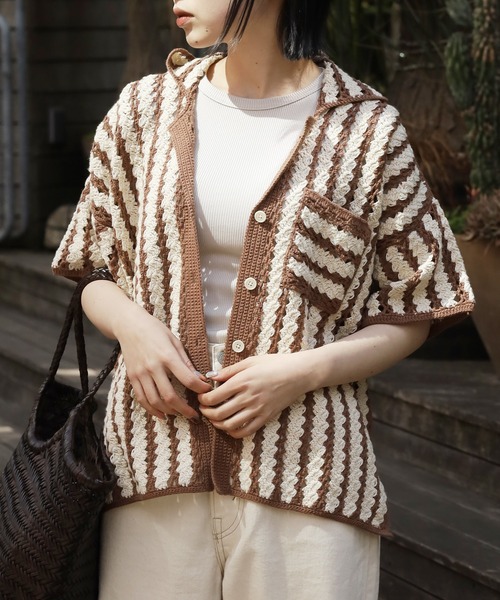 SAYAKA DAVIS - SAYAKA DAVIS　サヤカ デイヴィス　Crochet Knitニット SAYAKADAVISサヤカデイヴィスCrochet Knitニット