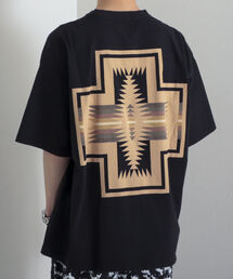PENDLETON | 【PENDLETON/ペンドルトン】バックプリントTシャツ ルーズシルエット ワンポイントロゴ(Tシャツ/カットソー)