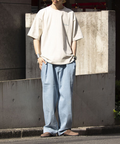 PENDLETON（ペンドルトン）の「【PENDLETON/ペンドルトン】バックプリントTシャツ ルーズシルエット ワンポイントロゴ（Tシャツ/カットソー・メンズ・オフホワイト/ブラック/ネイビー/ホワイト/チャコールグレー/ライトグレー/キナリ・XL/L/M）」の22枚目の写真