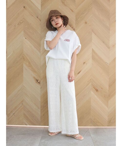 Ungrid(アングリッド)の「レースラフパンツ(その他パンツ・レディース・オフホワイト/オレンジ系その他・FREE)」の15枚目の写真