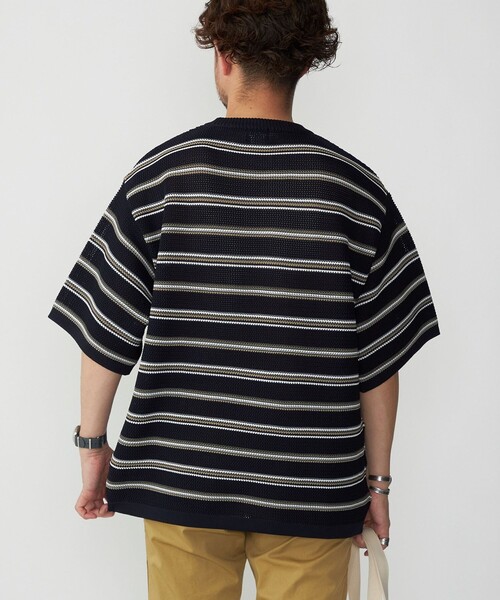 美品✳︎ships✳︎ニット✳︎フリーサイズ SHIPS（シップス）の「SHIPS:〈手洗い可能〉 AMOSSA(R) メッシュ