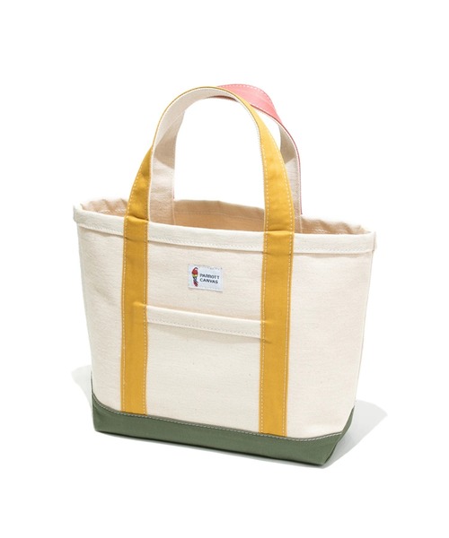 PARROTT CANVAS(パロットキャンバス)の「PARROTT CANVAS/パロットキャンバス GREENVILLE CLASSIC TOTE SMALL(トートバッグ・レディース・ネイビー/オリーブ・FREE)」の2枚目の写真