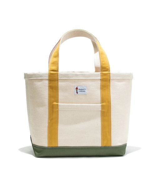 PARROTT CANVAS(パロットキャンバス)の「PARROTT CANVAS/パロットキャンバス GREENVILLE CLASSIC TOTE SMALL(トートバッグ・レディース・ネイビー/オリーブ・FREE)」の3枚目の写真