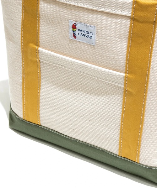 PARROTT CANVAS(パロットキャンバス)の「PARROTT CANVAS/パロットキャンバス GREENVILLE CLASSIC TOTE SMALL(トートバッグ・レディース・ネイビー/オリーブ・FREE)」の5枚目の写真