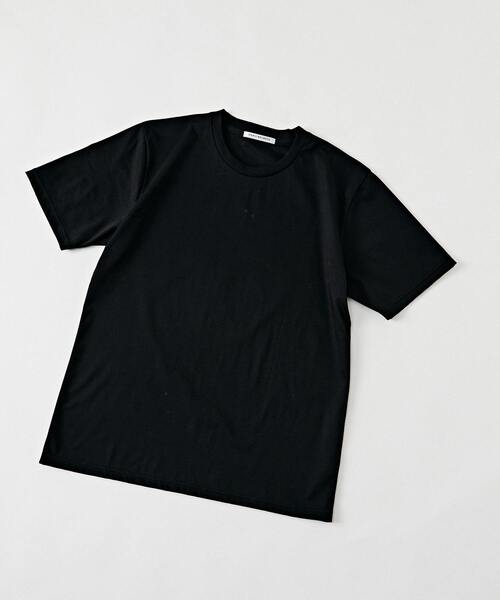 MEN'S MELROSE(メンズメルローズ)の「【WEB限定】ハイゲージスムースクルーネックTシャツ(Tシャツ/カットソー・メンズ・ホワイト/サックスブルー/チャコールグレー/ネイビー/ブラック・2/3/4)」の19枚目の写真