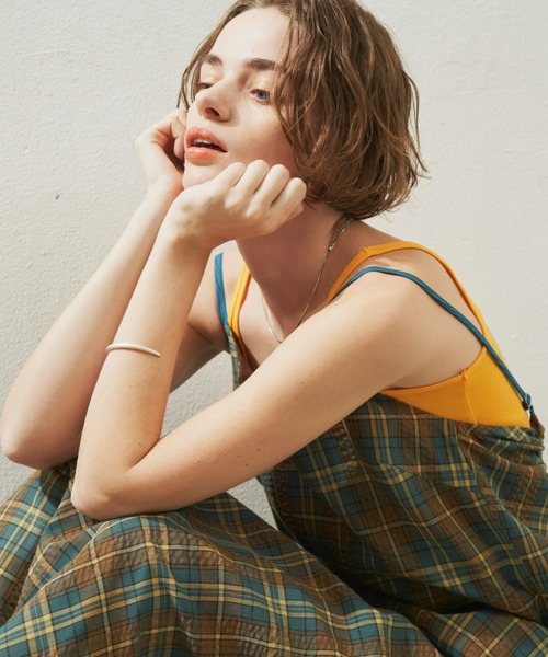 Unitage（ユニテージ）の「バックデザインキャミワンピース（ワンピース・レディース・グリーン/ブラック/アイボリー/その他・FREE）」の10枚目の写真