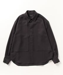 LiNoH | DOUBLE LAYRED LS SHIRT/ダブルレイヤードレギュラーカラーシャツ(シャツ/ブラウス)