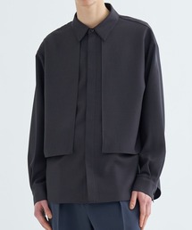 LiNoH | DOUBLE LAYRED LS SHIRT/ダブルレイヤードレギュラーカラーシャツ(シャツ/ブラウス)