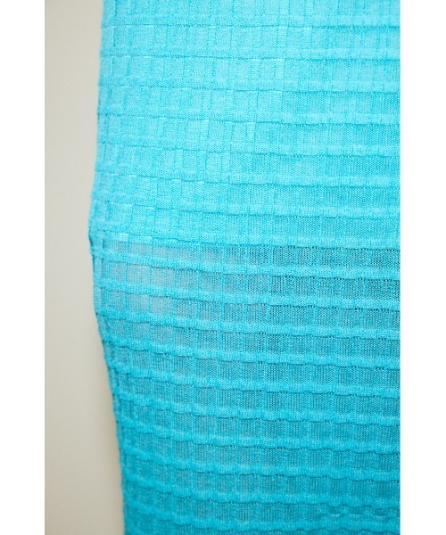 THROW by SLY（スローバイスライ）の「THROW SHEER LATTICE CHECK L/SK シアー ラティスチェック ロングスカート 透け ロングスカート セットアップ可能（スカート・レディース・アイボリー/ブラック/ライトブルー・FREE）」の15枚目の写真