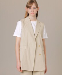MACKINTOSH LONDON | リネンレーヨンストレッチジレ(ベスト)