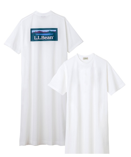 L.L.Bean(エルエルビーン)の「【JAPAN EDITION】ビーンズ・バック・カタディン・ドレス ジャパン・フィット(ワンピース・レディース・サックスブルー/ライトグレー/チャコール/オフホワイト・MEDIUM)」の1枚目の写真