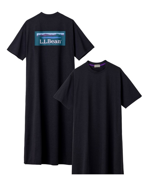 L.L.Bean(エルエルビーン)の「【JAPAN EDITION】ビーンズ・バック・カタディン・ドレス ジャパン・フィット(ワンピース・レディース・サックスブルー/ライトグレー/チャコール/オフホワイト・MEDIUM)」の3枚目の写真
