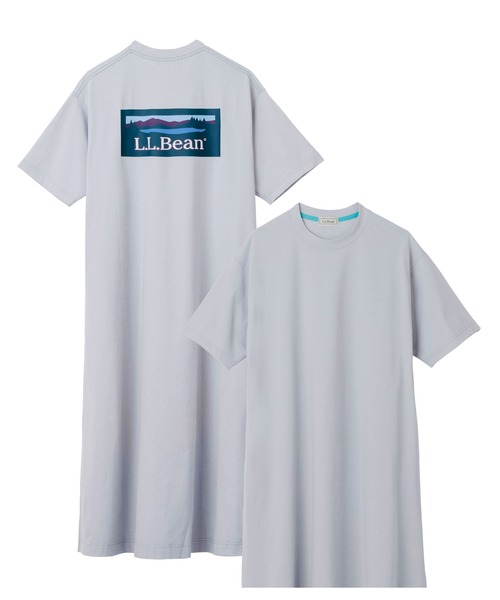 L.L.Bean(エルエルビーン)の「【JAPAN EDITION】ビーンズ・バック・カタディン・ドレス ジャパン・フィット(ワンピース・レディース・サックスブルー/ライトグレー/チャコール/オフホワイト・MEDIUM)」の2枚目の写真