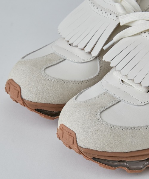 Lui's（ルイス）の「【Tomo&Co×Lui's / トモアンドシーオー×ルイス】タッセル付ジャーマントレーナー（スニーカー・メンズ・ホワイト/ブラック・27cm/26cm）」の18枚目の写真