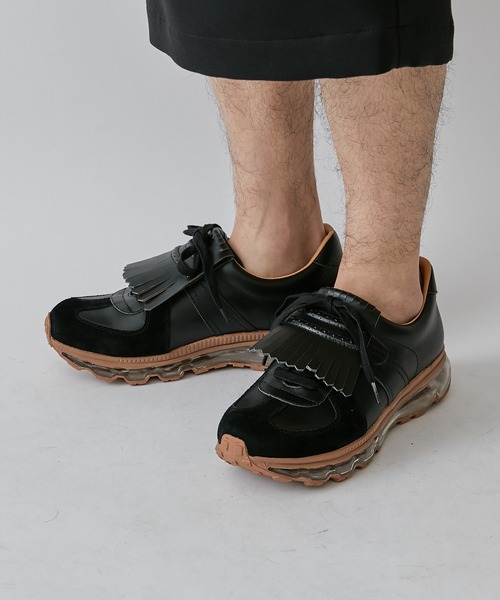 Lui's（ルイス）の「【Tomo&Co×Lui's / トモアンドシーオー×ルイス】タッセル付ジャーマントレーナー（スニーカー・メンズ・ホワイト/ブラック・27cm/26cm）」の7枚目の写真