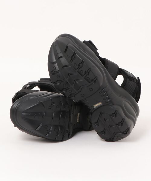 SPINNS（スピンズ）の「ナイロンテープ厚底サンダル（サンダル・レディース・ブラック・S/M/L）」の10枚目の写真