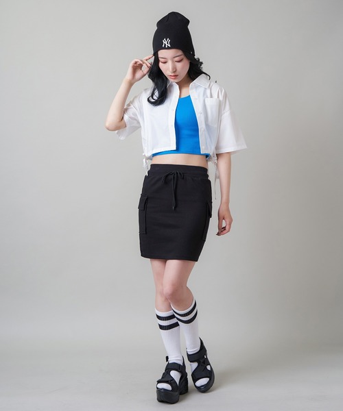 SPINNS（スピンズ）の「ナイロンテープ厚底サンダル（サンダル・レディース・ブラック・S/M/L）」の18枚目の写真