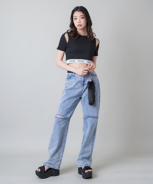 SPINNS（スピンズ）の「ナイロンテープ厚底サンダル（サンダル・レディース・ブラック・S/M/L）」の13枚目の写真